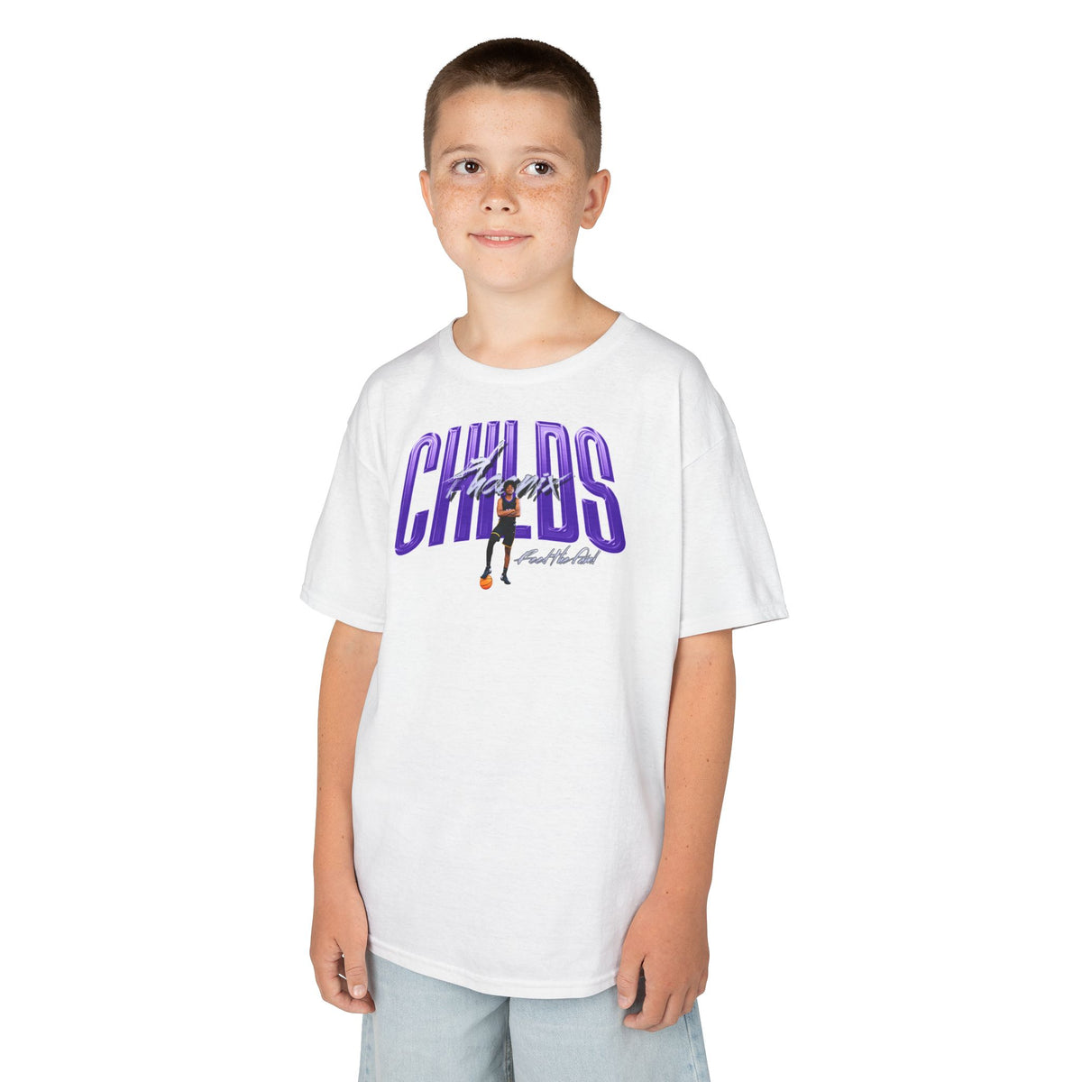 Phoenix Childs Big Last Name Kids Tee