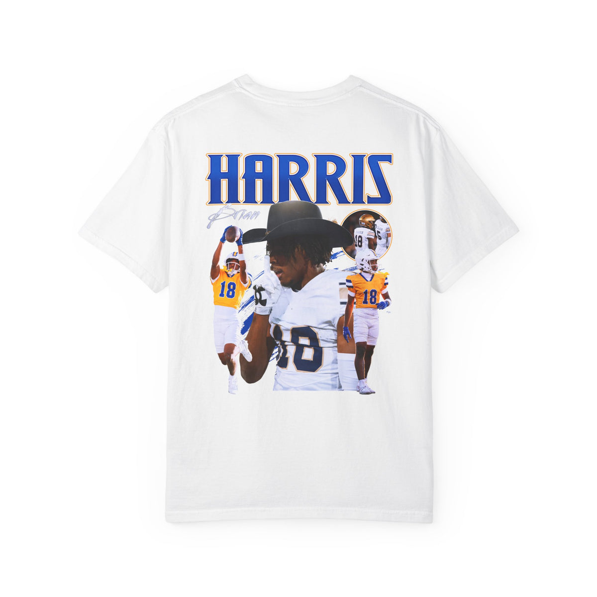 Brian Harris Logo Front & Back Premium Tee