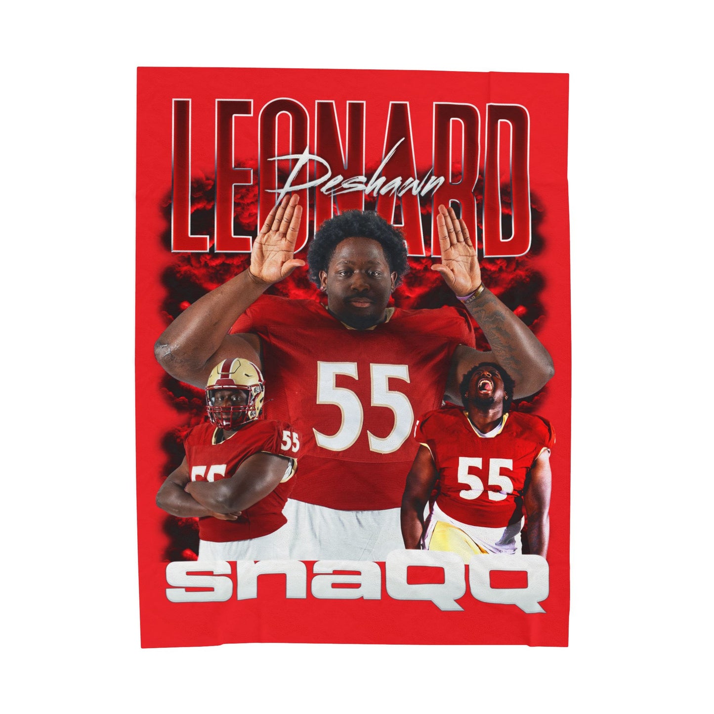 Deshawn Leonard 60"-80" Plush Blanket