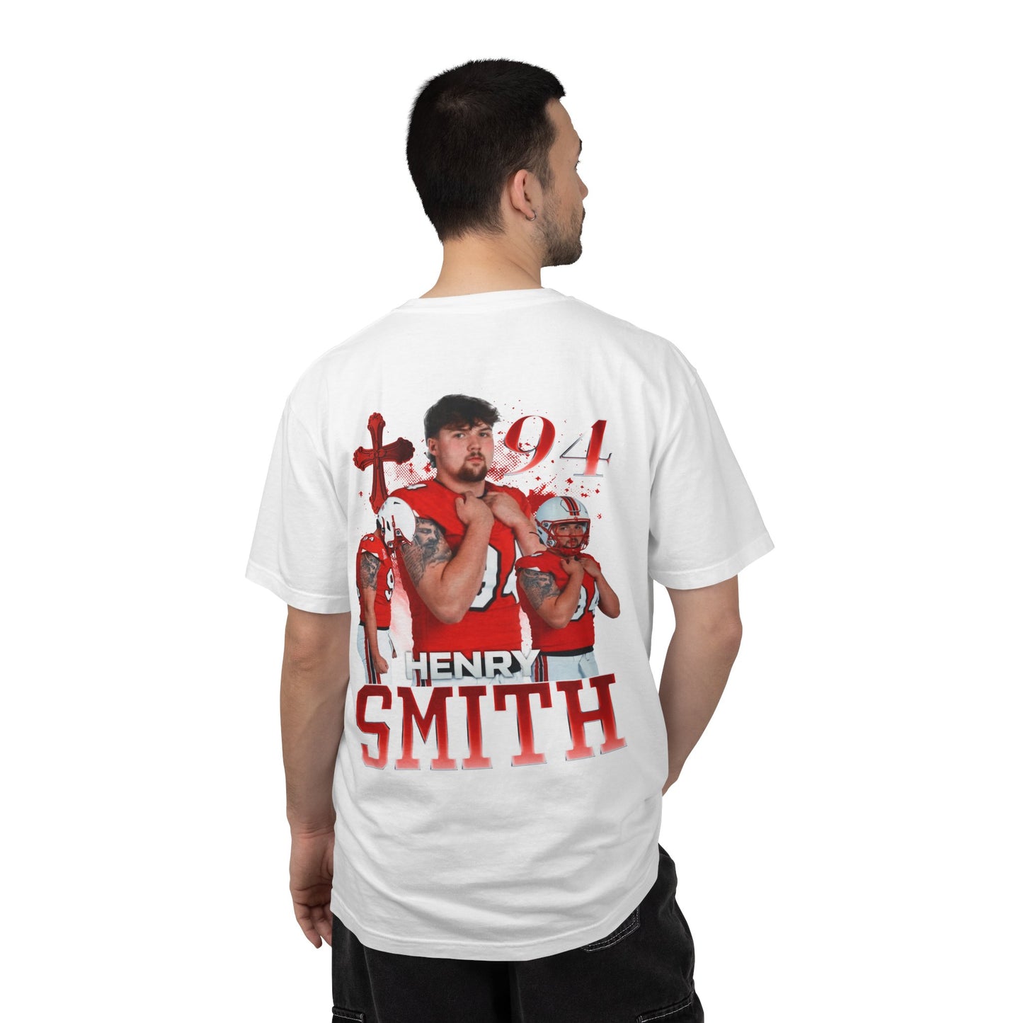 Henry Smith Logo Front & Back Premium Tee
