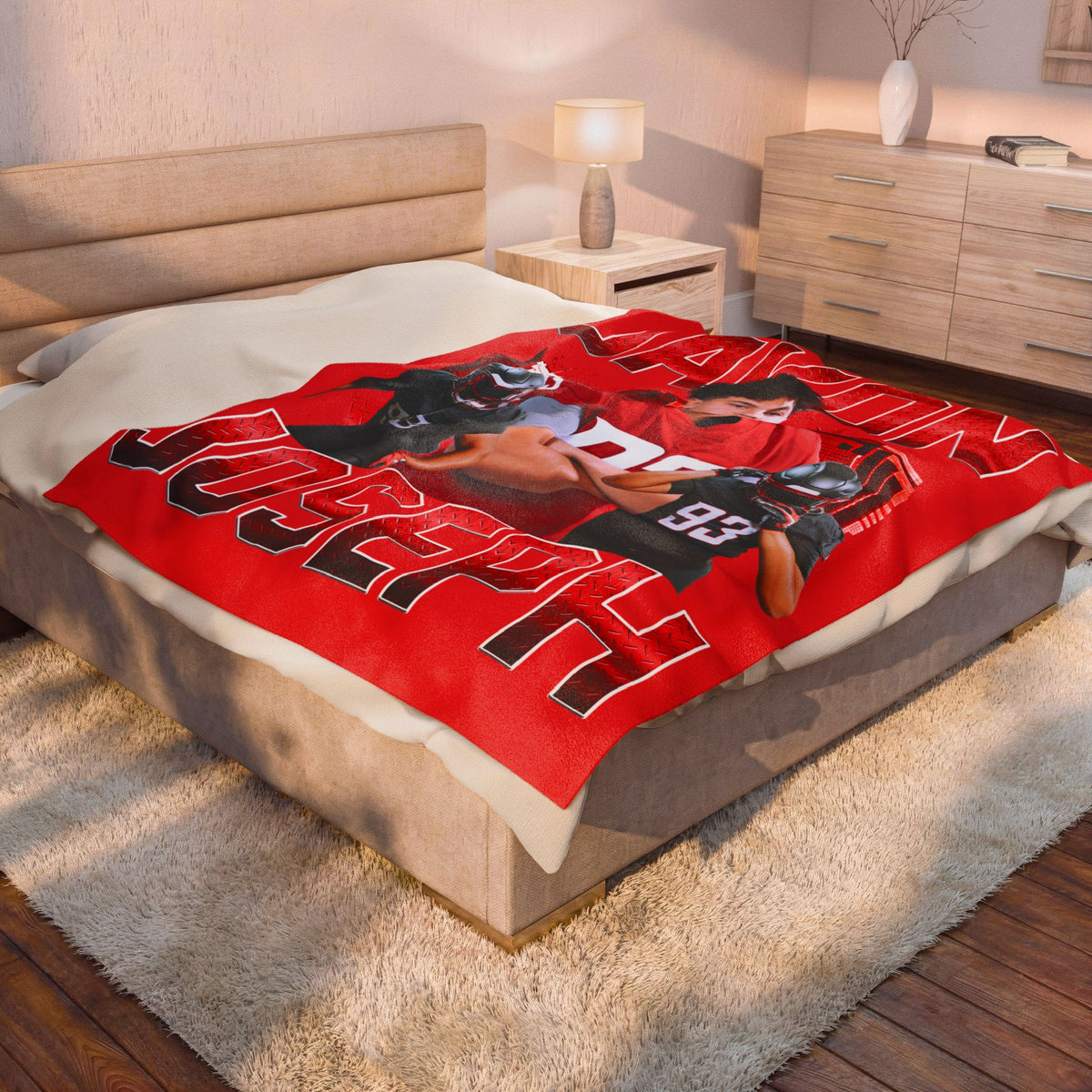 Javon Joseph 60"-80" Plush Blanket