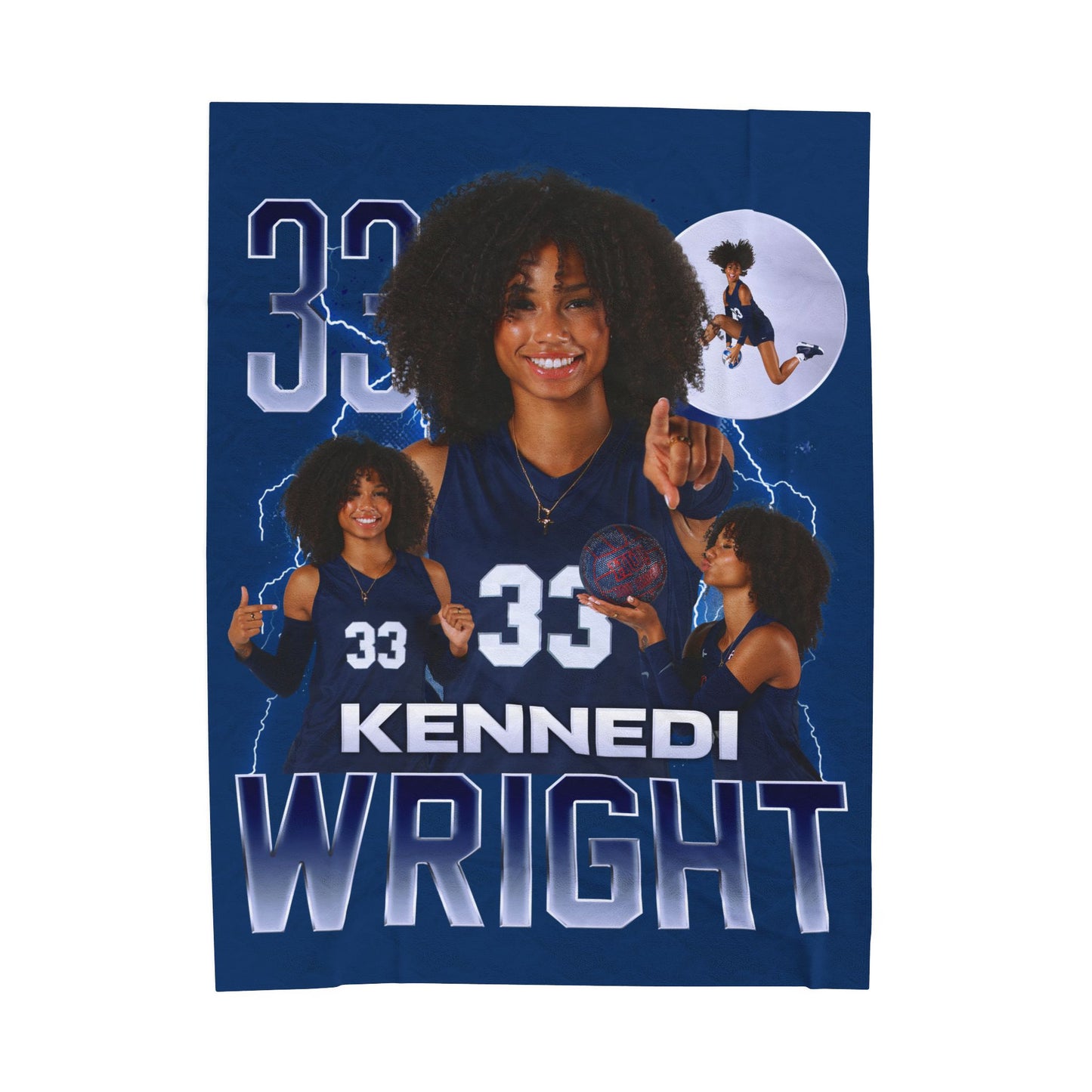Kennedi Wright 60"-80" Plush Blanket