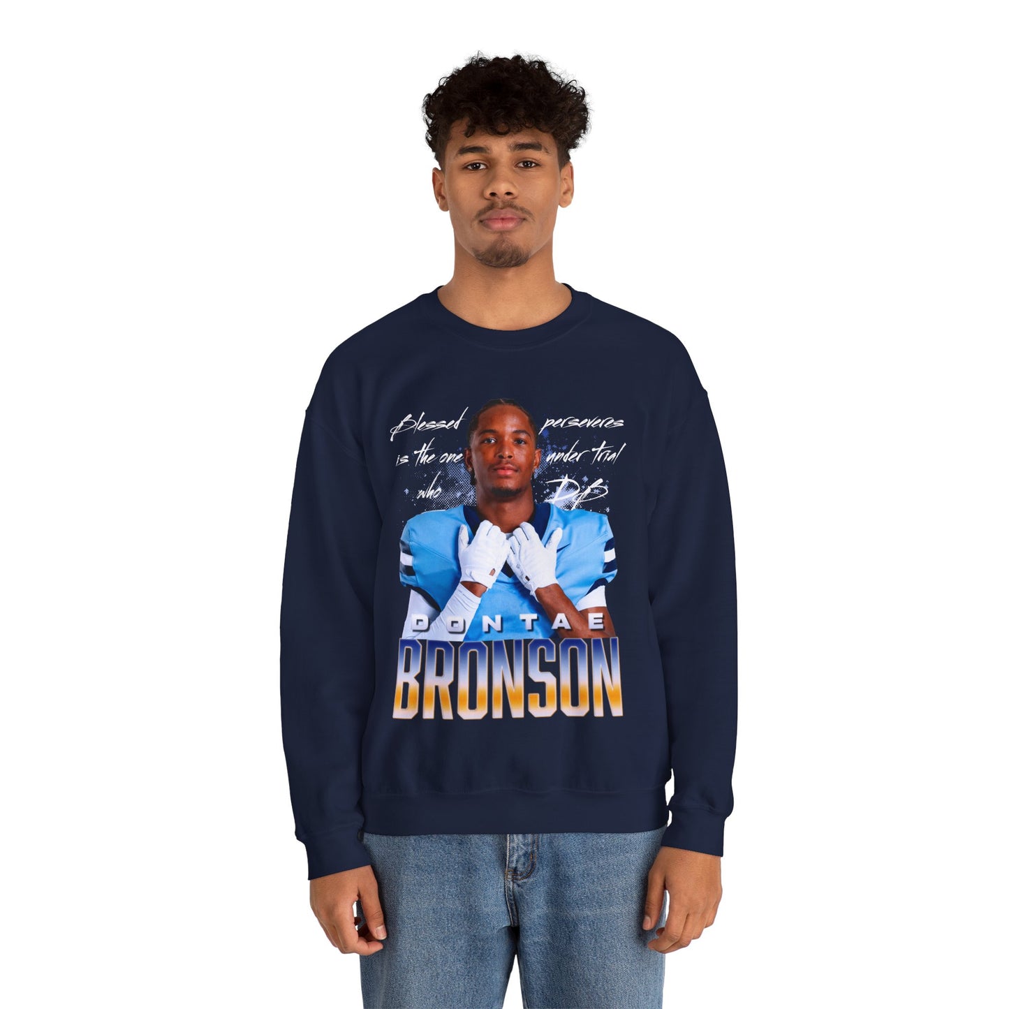Dontae Bronson Featured Quote Crewneck Sweatshirt