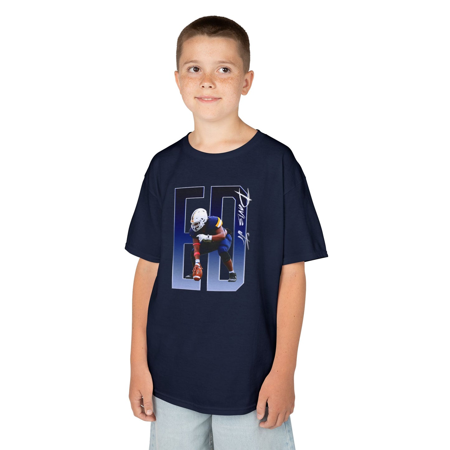 Erick Davis Jr. Player Icon Initials Kids Tee