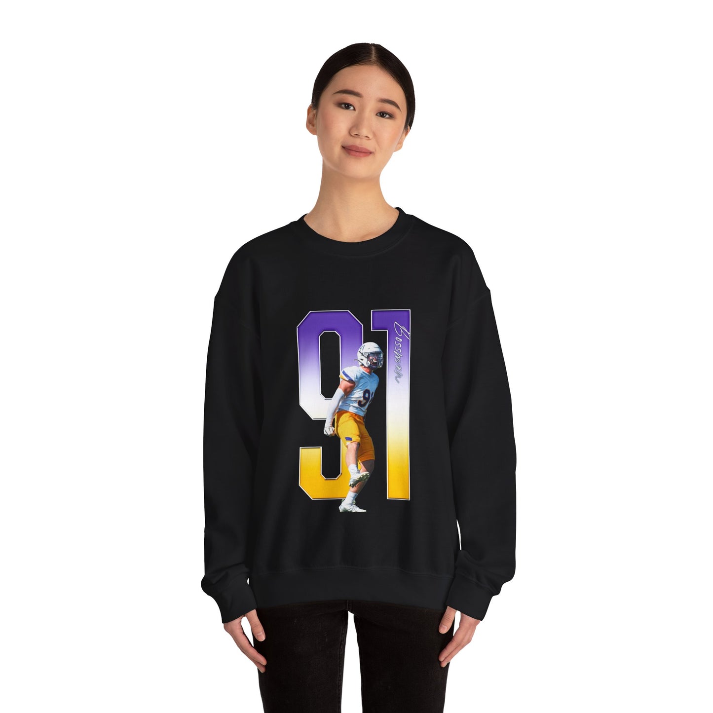 Sam Bossman Player Icon Number Crewneck Sweatshirt