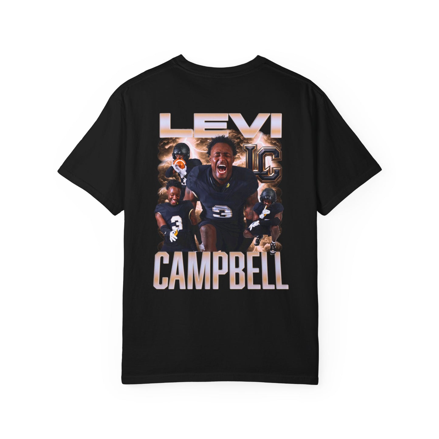 Levi Campbell Logo Front & Back Premium Tee