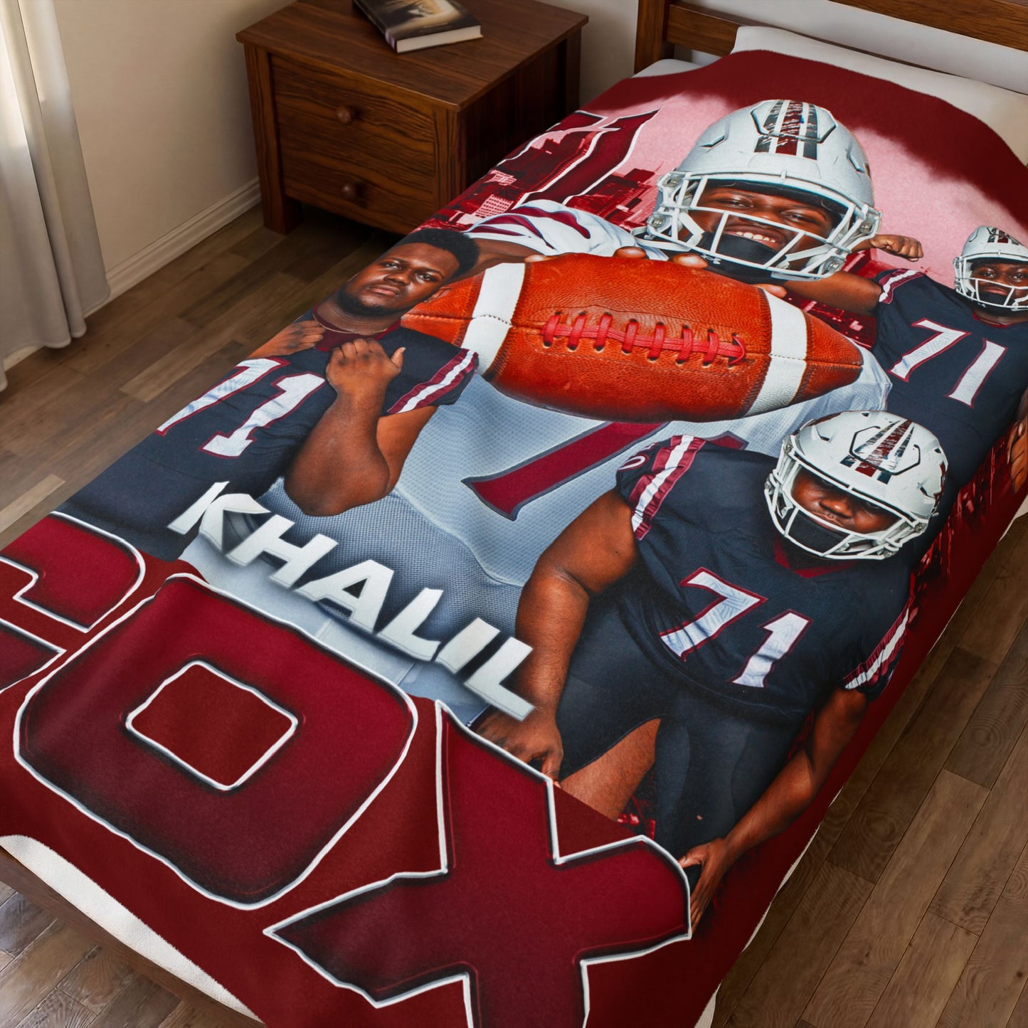 Khalil Cox 60"-80" Plush Blanket