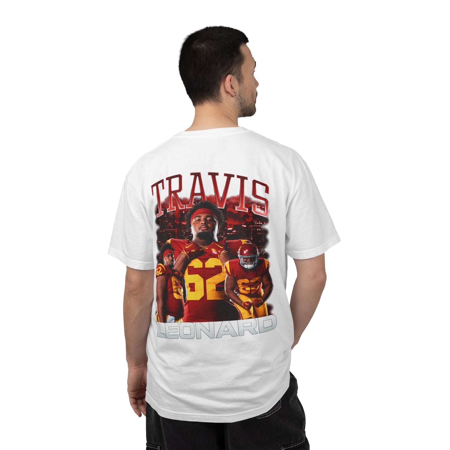 Travis Leonard Logo Front & Back Premium Tee