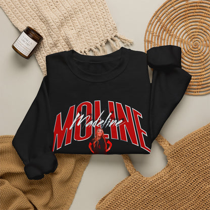 Madeline Moline Curved Combo Colored Crewneck Sweatshirt