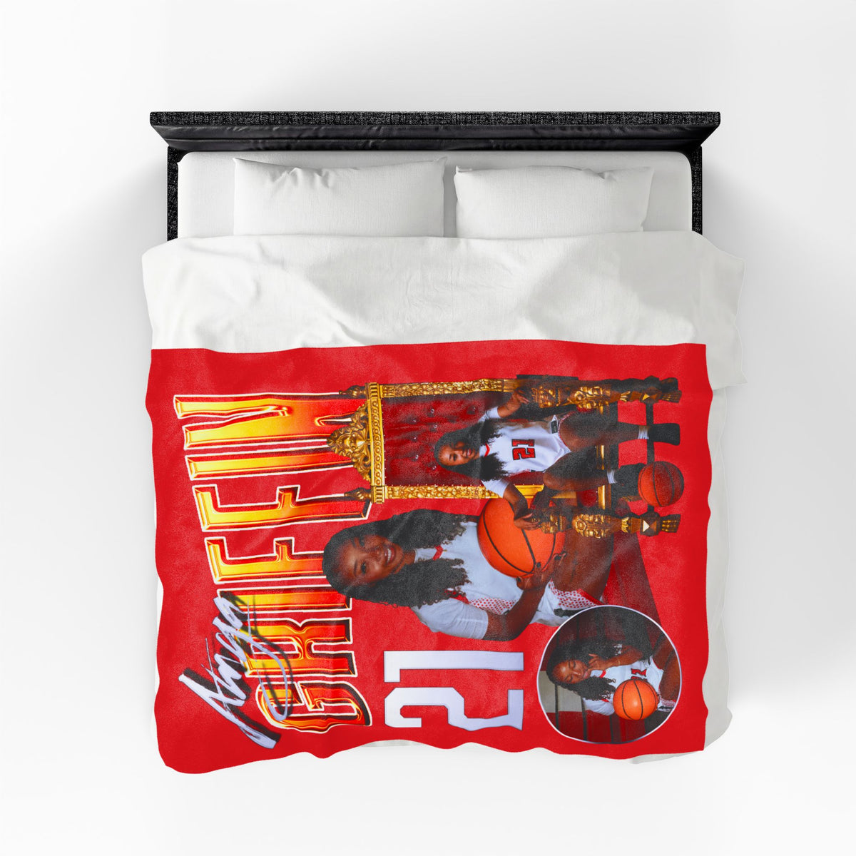Amya Griffin 60"-80" Plush Blanket