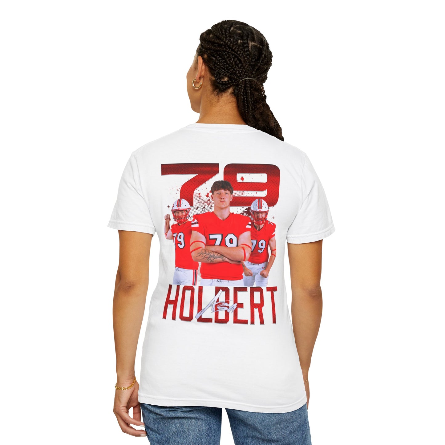 Asa Holbert Logo Front & Back Premium Tee