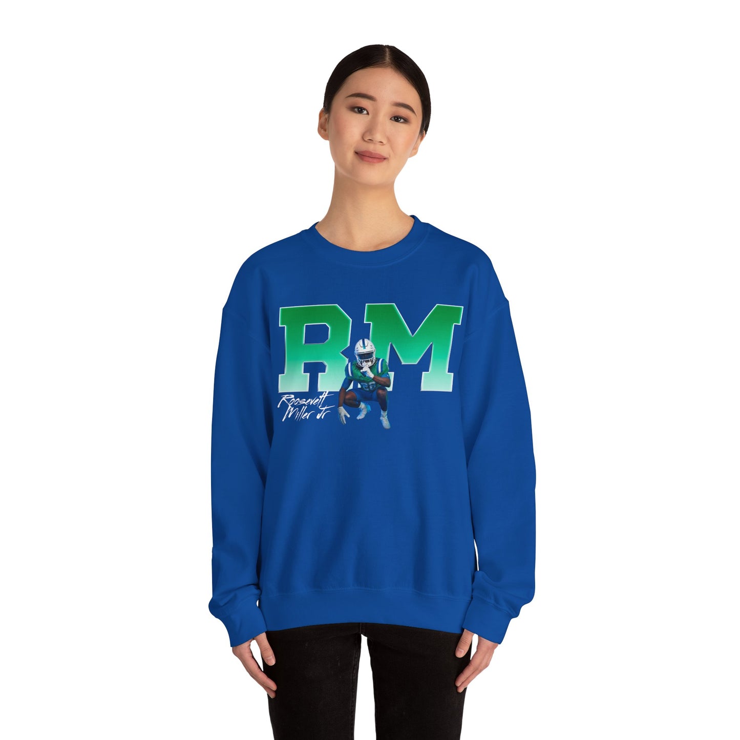 Roosevelt Miller Jr. Big Initials Crewneck Sweatshirt