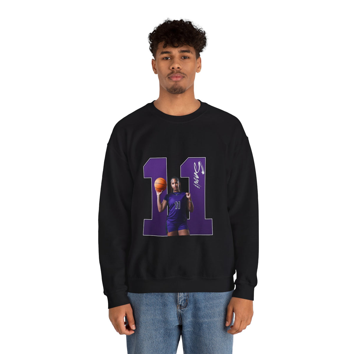 Ava Sawi Palyer Icon Number Crewneck Sweatshirt