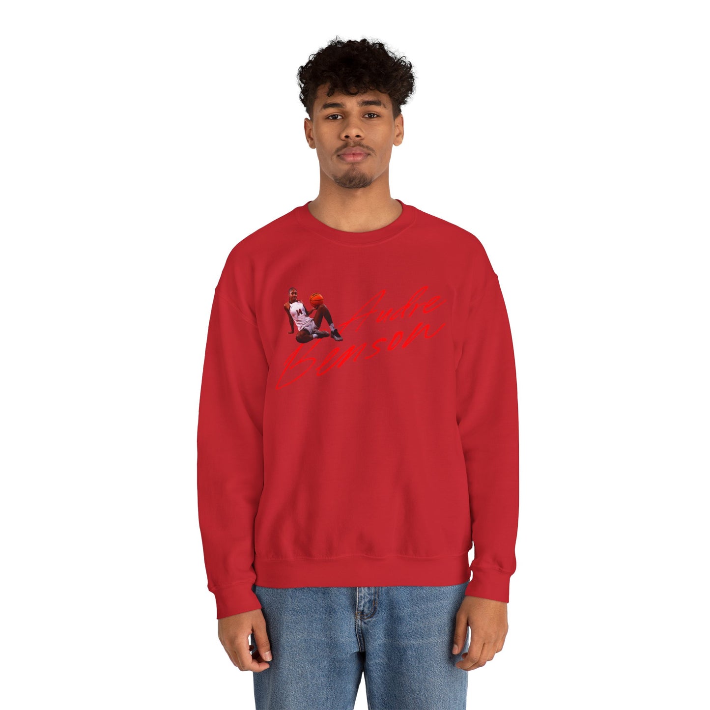 Audre Benson Cursive Crewneck Sweatshirt