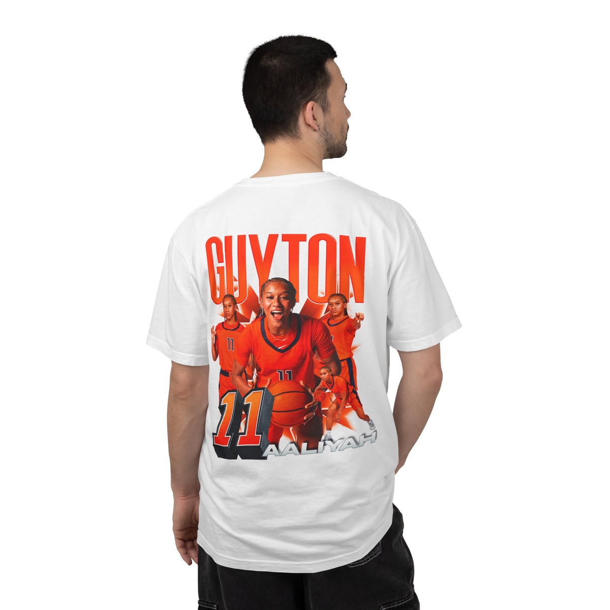 Aaliyah Guyton Logo Front & Back Premium Tee