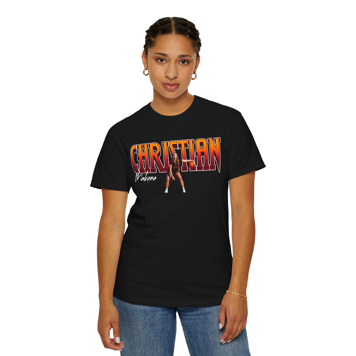 Makena Christian Big Last Name Premium Tee