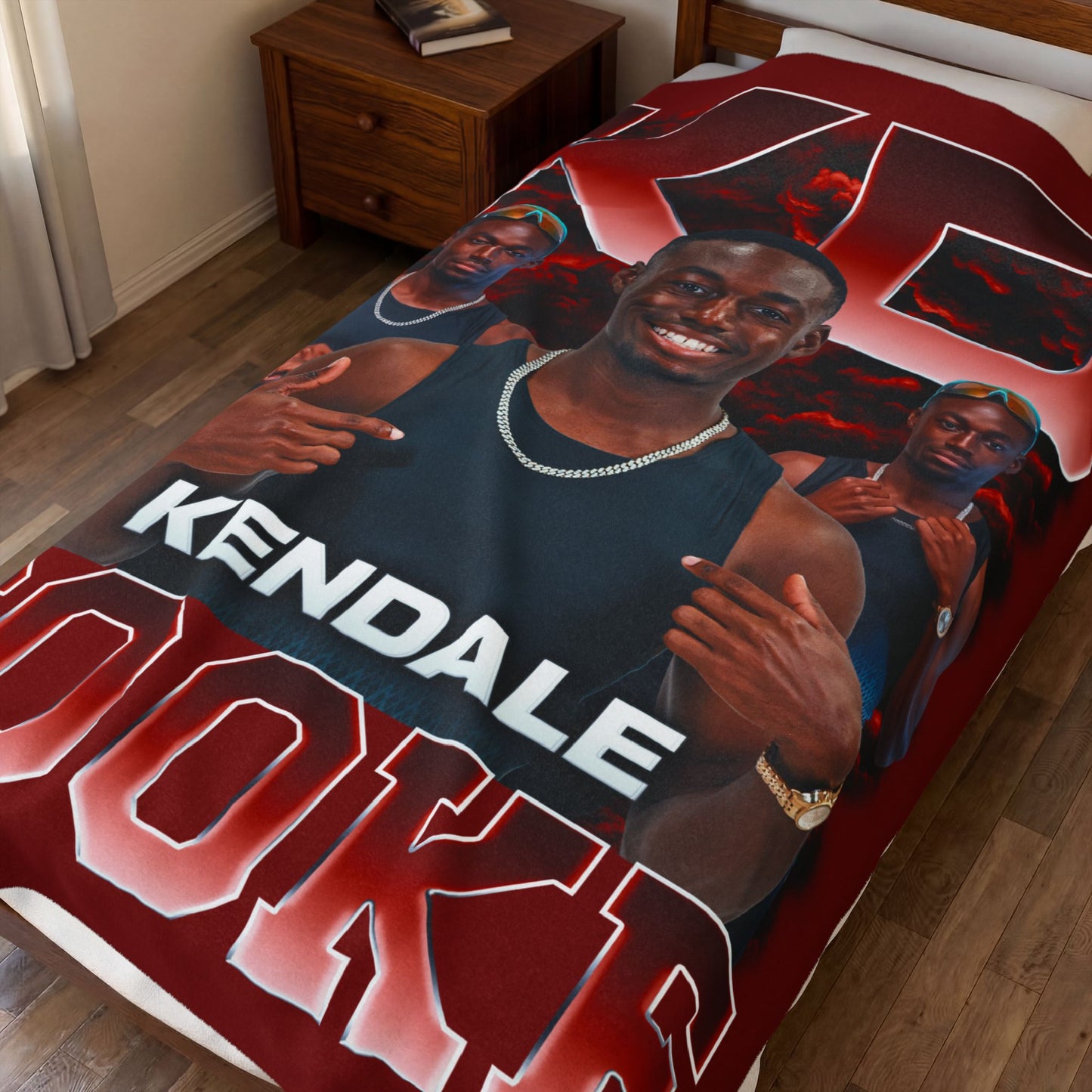 Kendale Cooke 60"-80" Plush Blanket