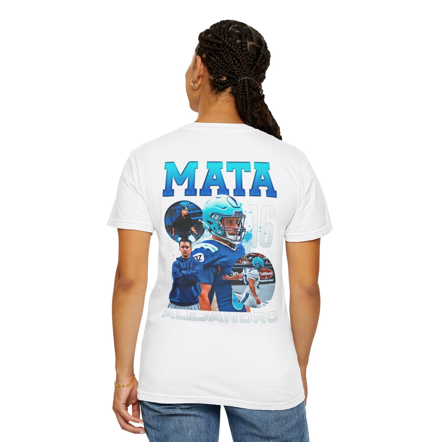 Alejandro Mata Logo Front & Back Premium Tee
