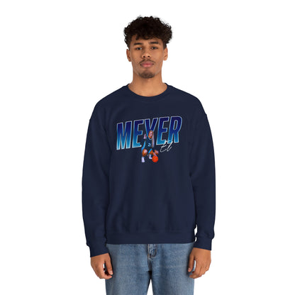 Copy of El Meyer Cursive Combo Colored Crewneck Sweatshirt