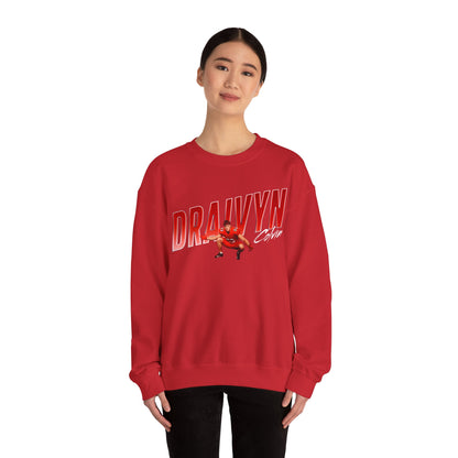 Draivyn Colvin Cursive Combo Colored Crewneck Sweatshirt
