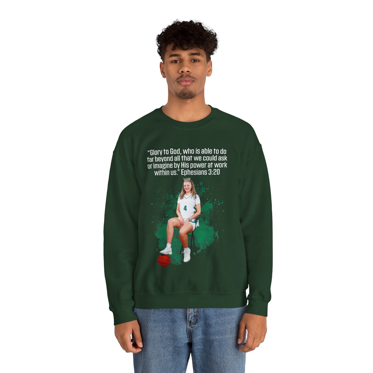 Molly Sisson Athlete Quote Crewneck Sweatshirt