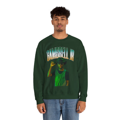 Justin Gambrell Jr. Curved Combo Colored Crewneck Sweatshirt
