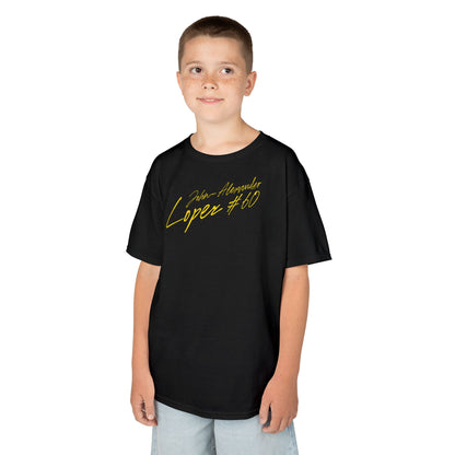 John-Alexander Lopez Cursive Name & Number Kids Tee