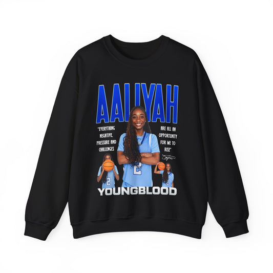 Aaliyah Youngblood Featured Quote Crewneck Sweatshirt