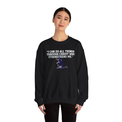 Kacper Lobas Featured Quote Crewneck Sweatshirt