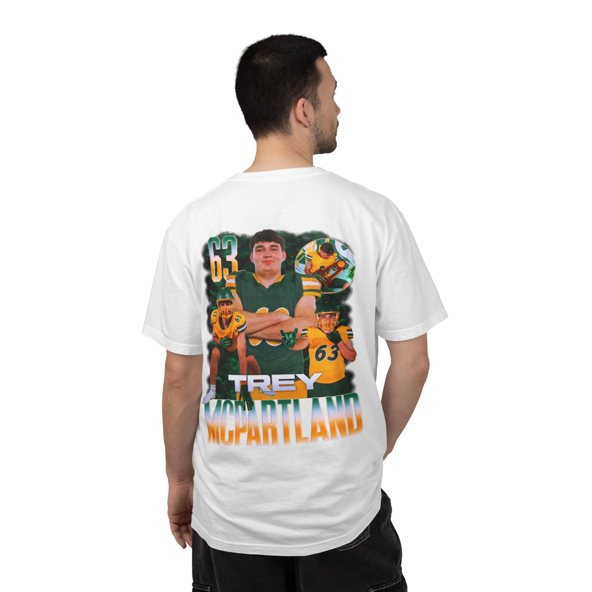 Trey McPartland Logo Front & Back Premium Tee