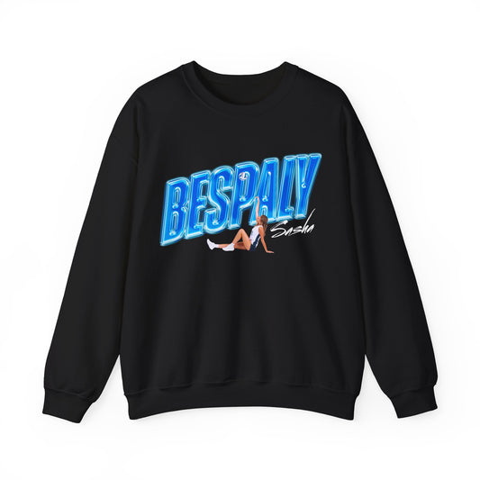 Sasha Bespaly Cursive Combo Colored Crewneck Sweatshirt