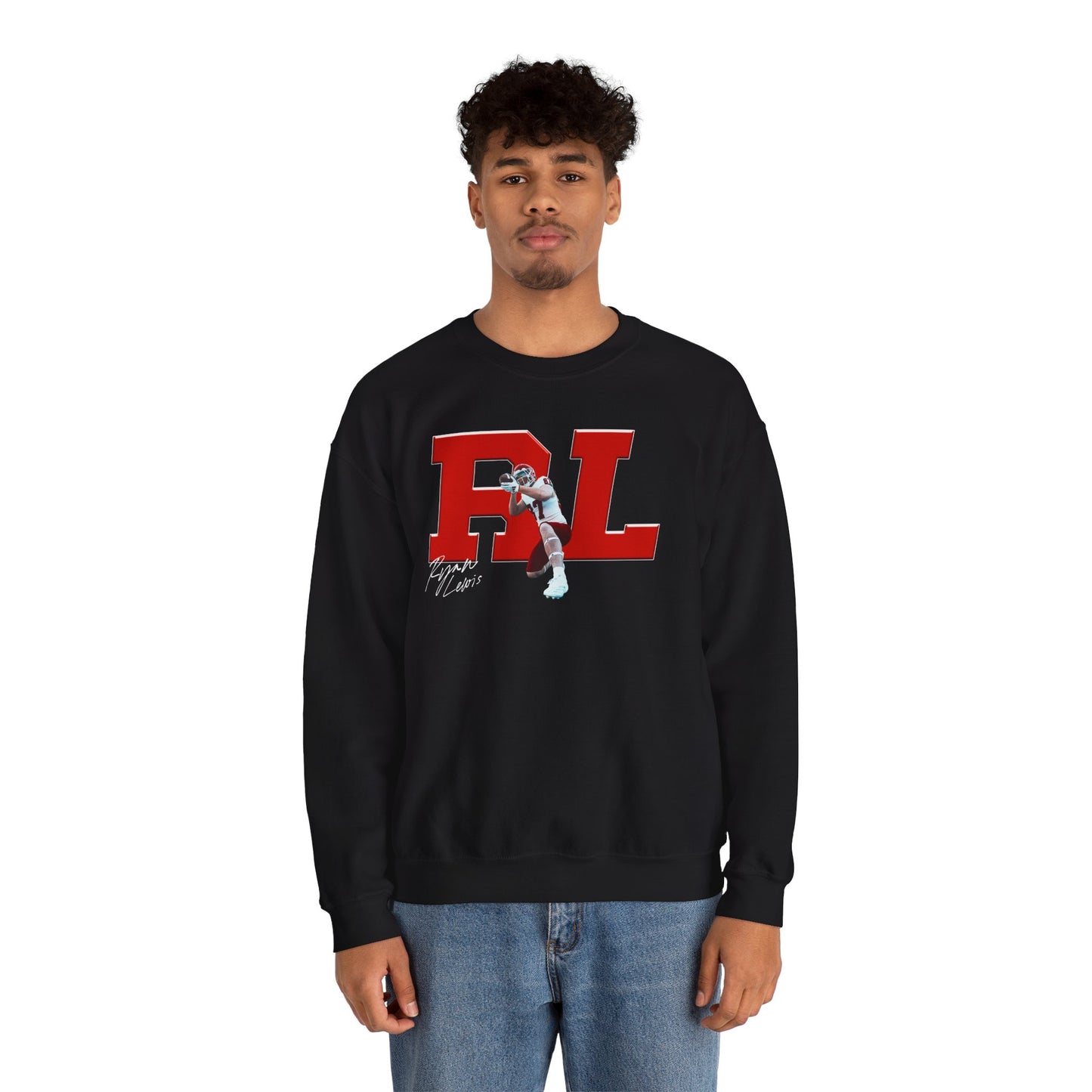 Ryan Lewis Big Initials Crewneck Sweatshirt