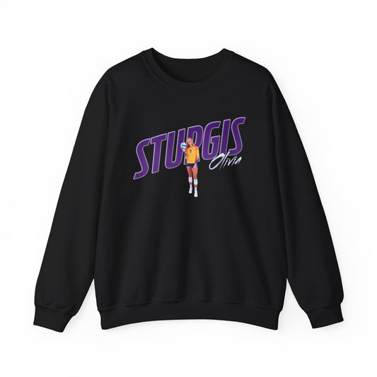 Olivia Sturgis Cursive Combo Colored Crewneck Sweatshirt