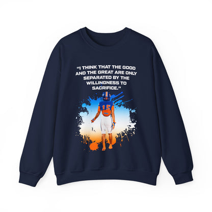 Xzavier Wright Featured Quote Crewneck Sweatshirt