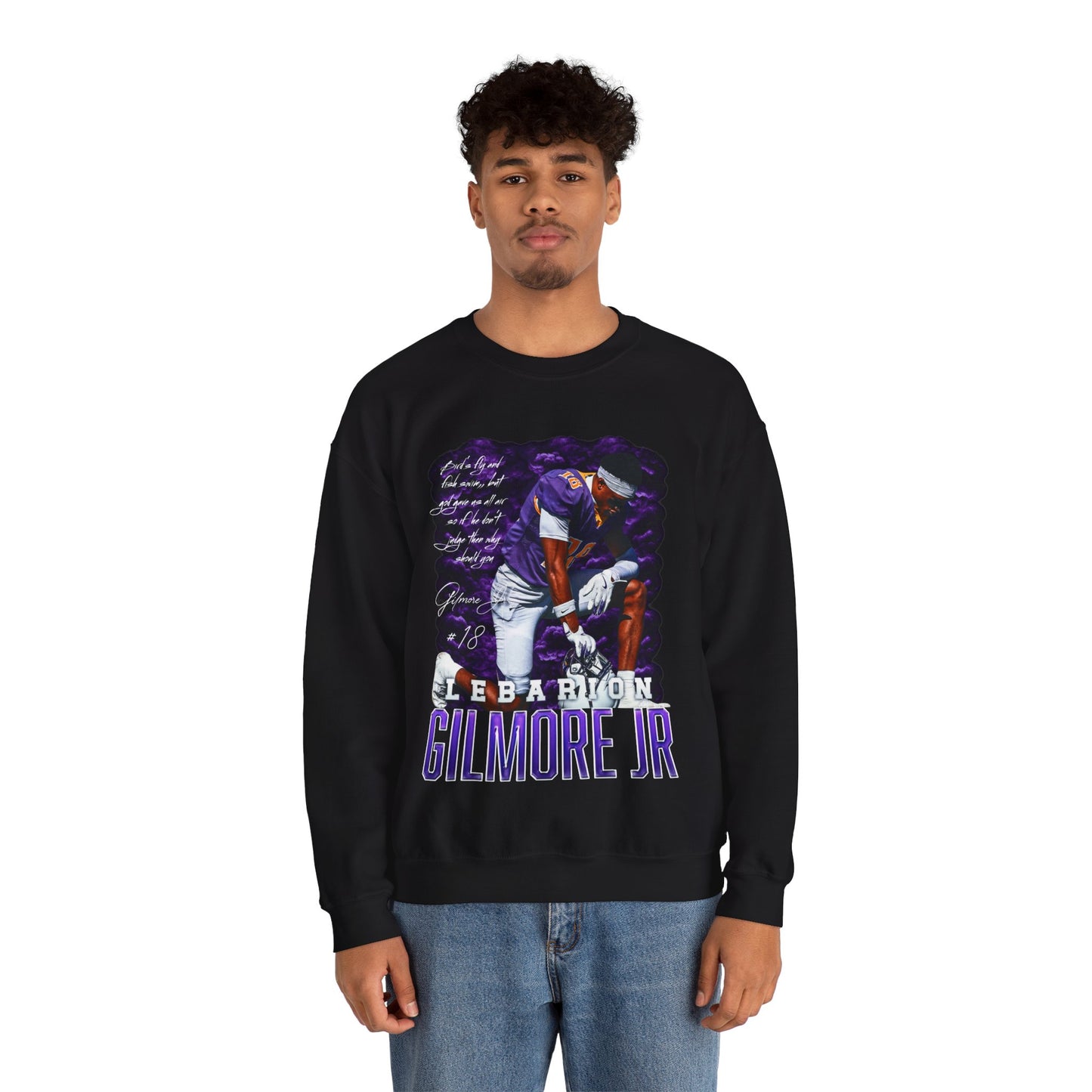 Lebarion Gilmore Jr. Featured Quote Crewneck Sweatshirt