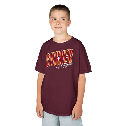 Cheyenne Gunner Cursive Combo Kids Tee