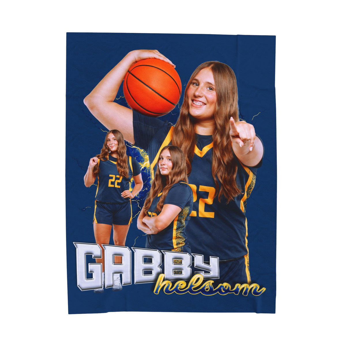 Gabby Helsom 60"-80" Plush Blanket