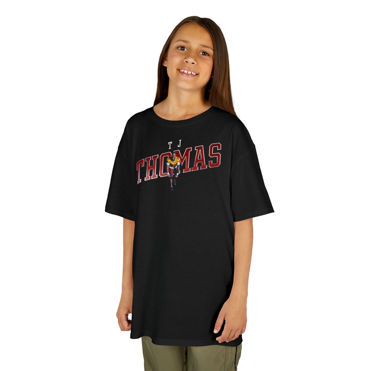 TJ Thomas Cursive Combo Kids Tee