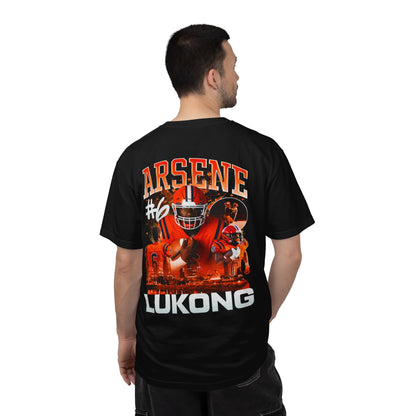 Arsene Lukong Logo Front & Back Premium Tee