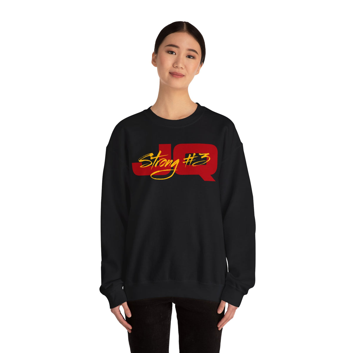 JQ Strong Cursive Name & Number Crewneck Sweatshirt