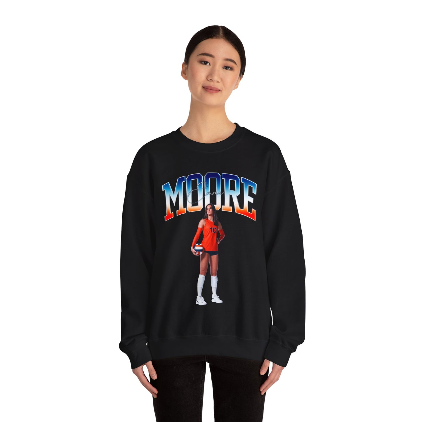 Emma Moore Big Last Name Crewneck Sweatshirt