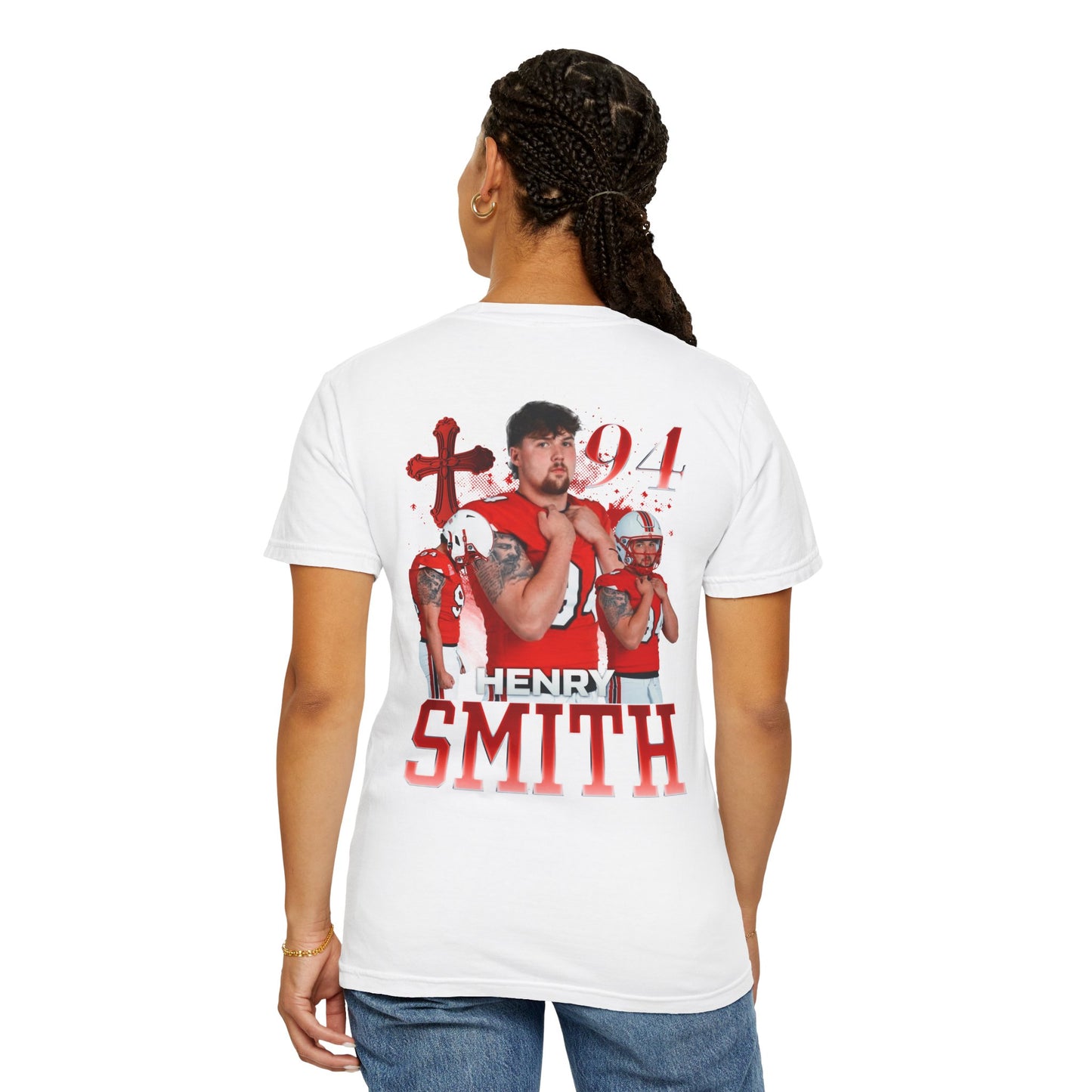 Henry Smith Logo Front & Back Premium Tee