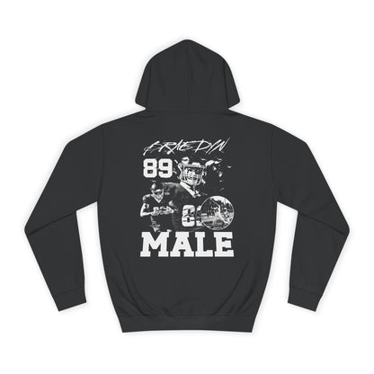 Braedyn Male Vintage Blackout Premium Hoodie