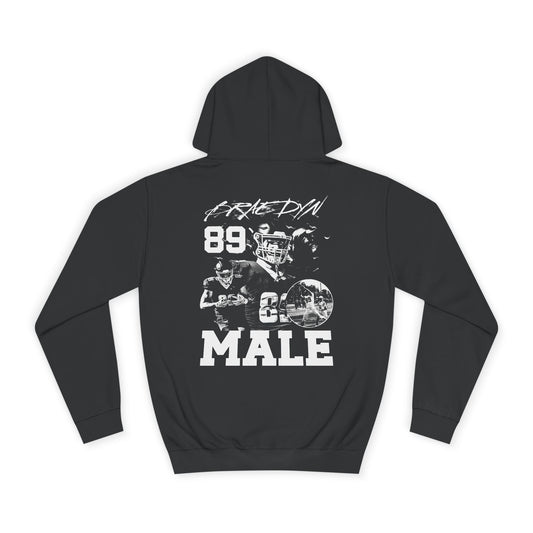 Braedyn Male Vintage Blackout Premium Hoodie