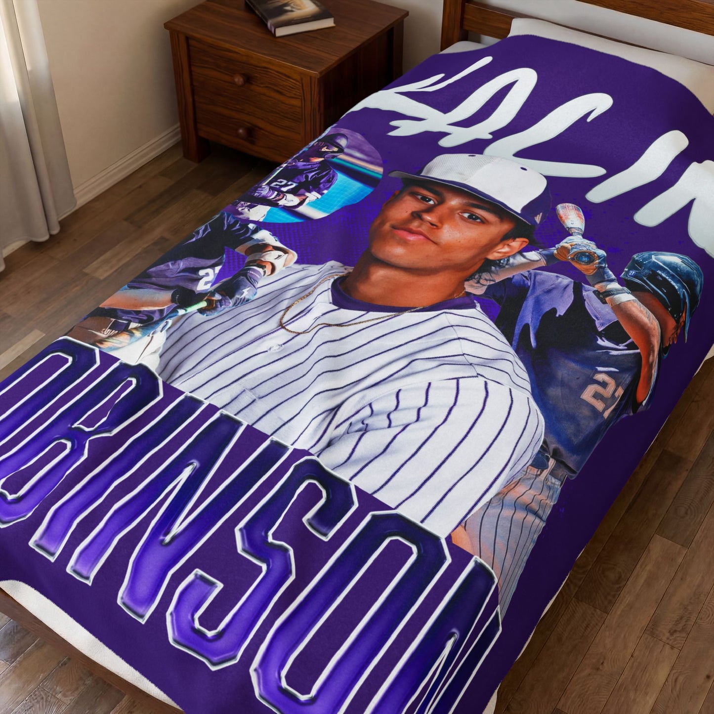 Kacin Robinson 60"-80" Plush Blanket