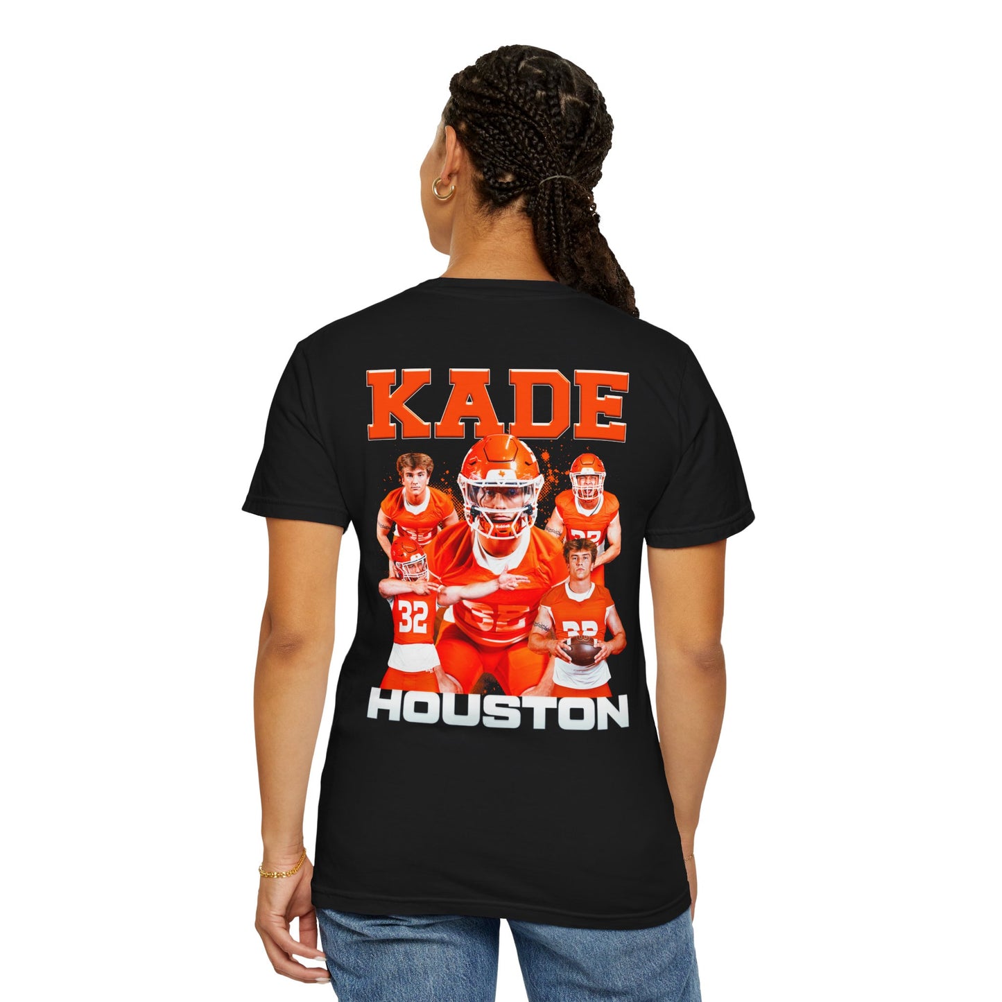 Kade Houston Logo Front & Back Premium Tee