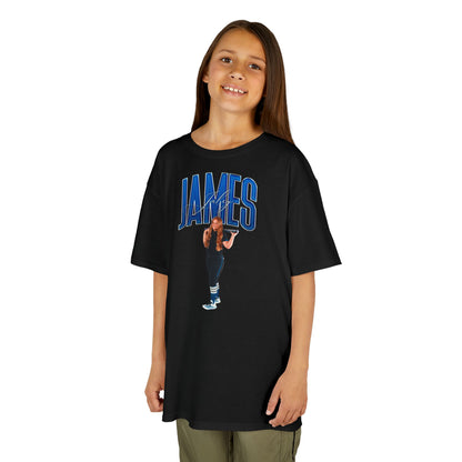 Jaley James Big Last Name Kids Tee