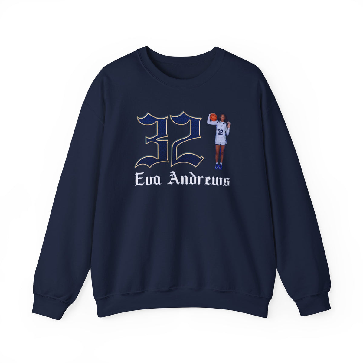 Eva Andrews Player Icon Number Crewneck Sweatshirt