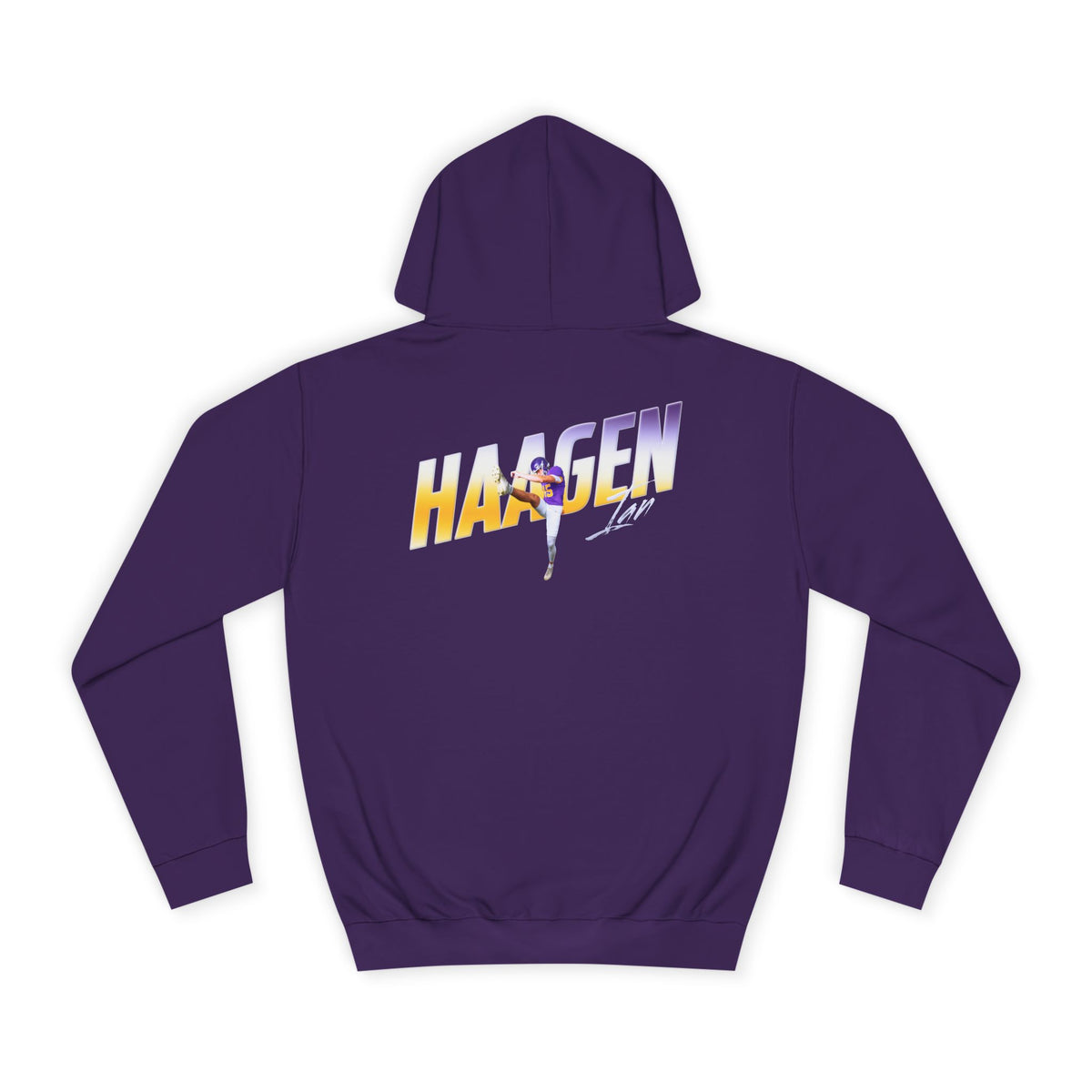 Ian Haagen Cursive Combo Colored Premium Hoodie