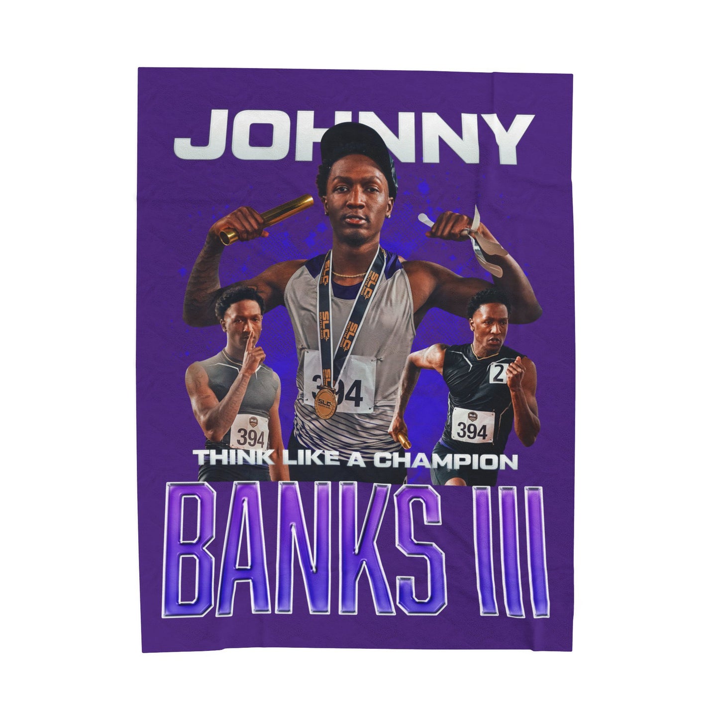 Johnny Banks III 60"-80" Plush Blanket